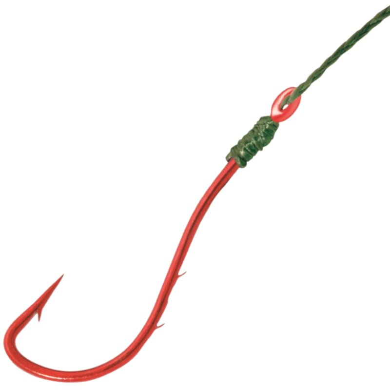 BALZER Camtec Aalhaken Gr.4 60cm 12kg Rot 5Stk. BALZER Camtec Aalhaken Gr.4 60cm 12kg Rot 5Stk.