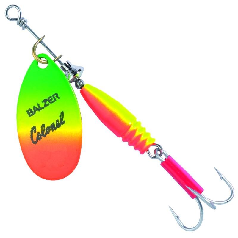 BALZER Colonel Spinner Classic 5g Fluo Rot-Gelb-Grün BALZER Colonel Spinner Classic 5g Fluo Rot-Gelb-Grün