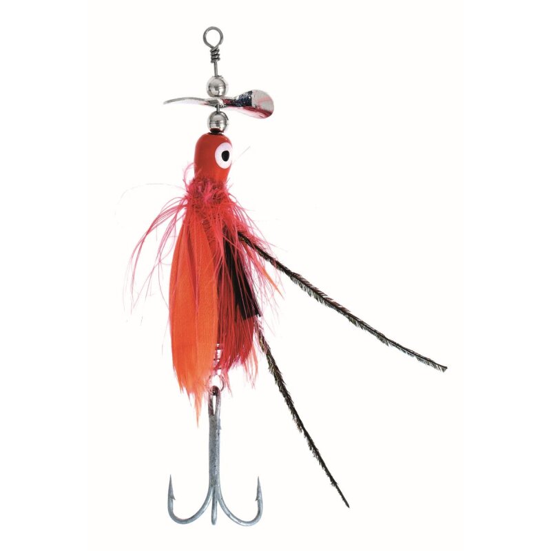 BALZER Colonel Spinner Classic Spinnfliege 6g Rot/Orange BALZER Colonel Spinner Classic Spinnfliege 6g Rot/Orange