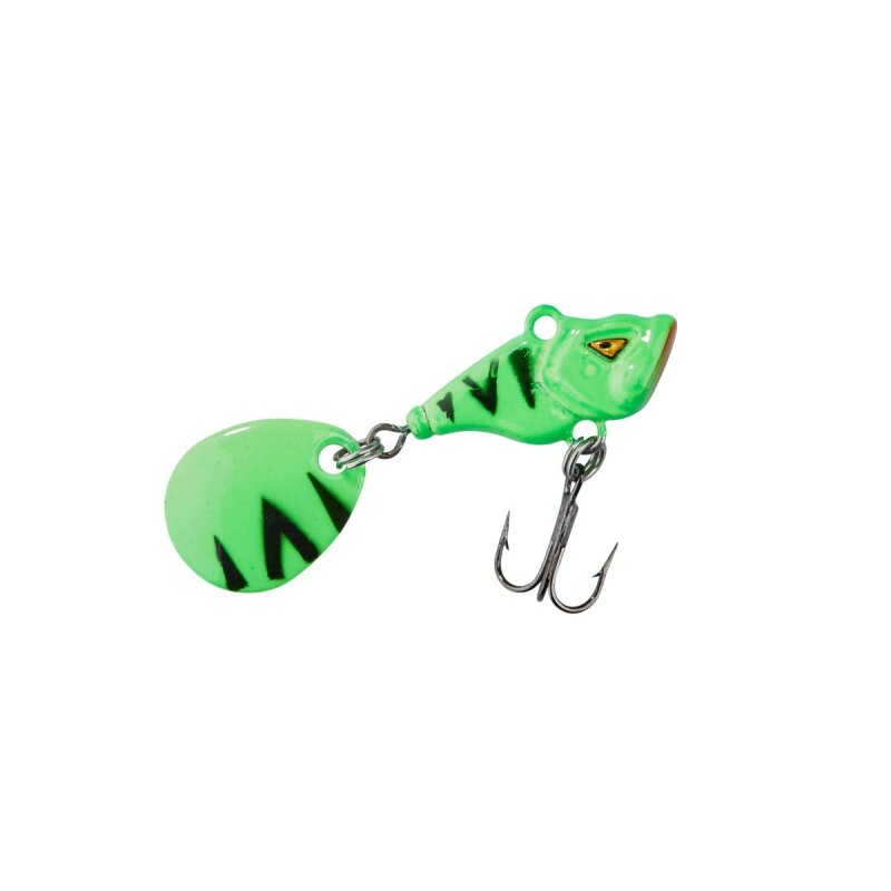 BALZER Colonel Spin Buddy Evil Eye 2,5cm 8g Green Fire Tiger BALZER Colonel Spin Buddy Evil Eye 2,5cm 8g Green Fire Tiger