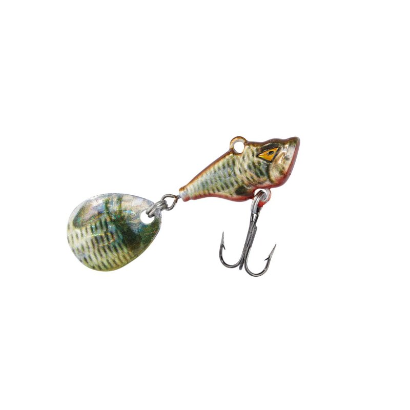 BALZER Colonel Spin Buddy Evil Eye 3cm 12,5g Rotfeder UV BALZER Colonel Spin Buddy Evil Eye 3cm 12,5g Rotfeder UV