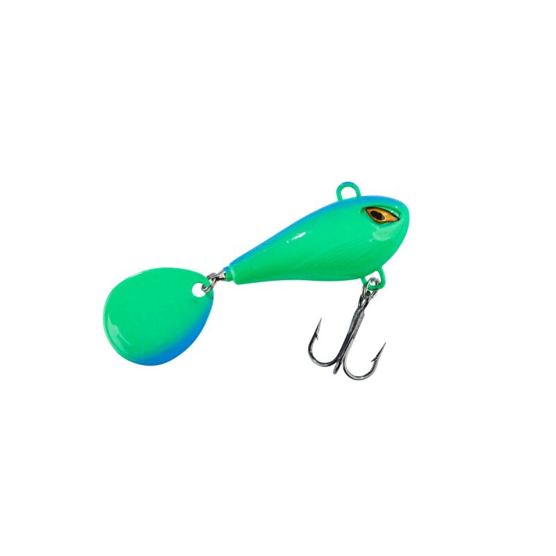 BALZER Colonel Spin Buddy Evil Eye Light 4cm 12g Light Blue Melon BALZER Colonel Spin Buddy Evil Eye Light 4cm 12g Light Blue Melon