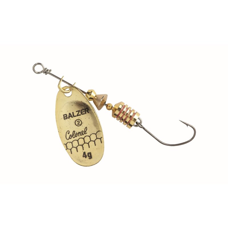 BALZER Colonel Z Spinner Einzelhaken 6g Gold