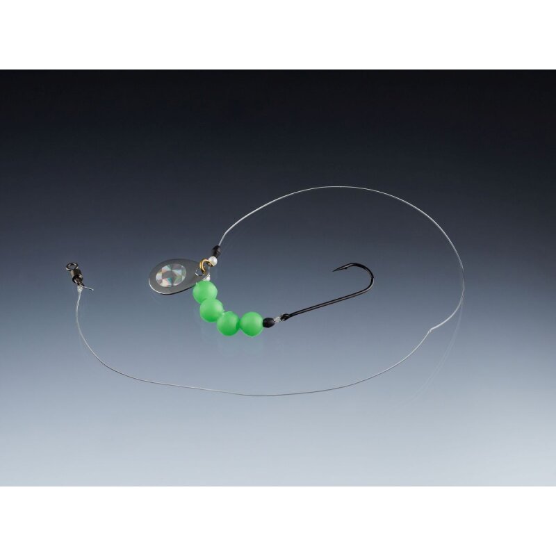 BALZER Edition Sea Plattfisch-Blinker Vorfach Gr.1 35cm 0,4mm Fluo