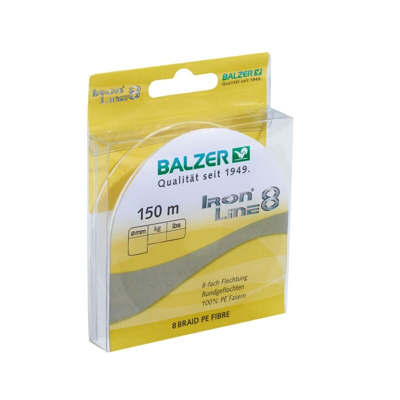 BALZER Iron Line 8 0,14mm 10,7kg 150m Gelb (0,09 € pro 1 m)