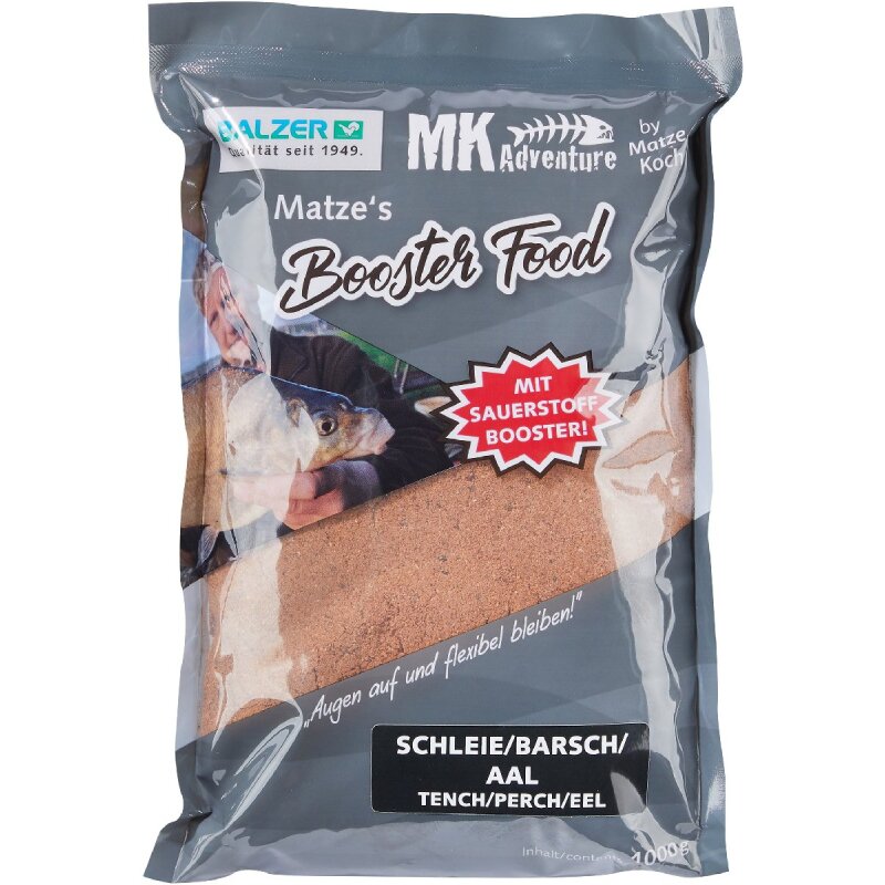 BALZER Matze Koch Booster Food Schleie/Barsch/Aal 1kg (4,40 € pro 1 kg)