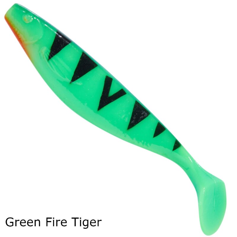 BALZER Majo Booster 10cm 7g Green Fire Tiger BALZER Majo Booster 10cm 7g Green Fire Tiger