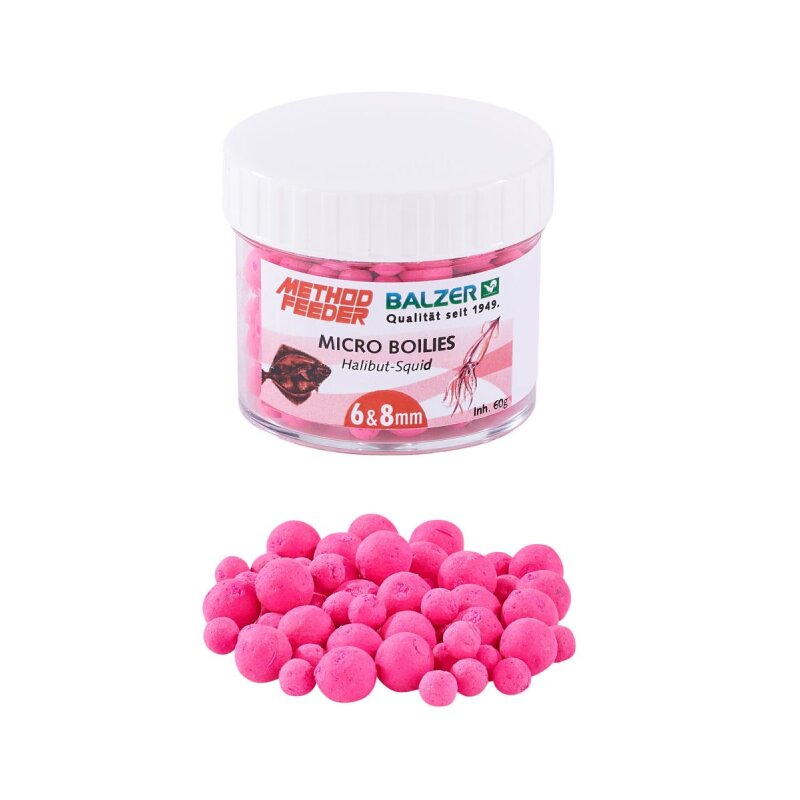 BALZER Method Feeder Micro Boilies 6mm 8mm 60g... (86,67 € pro 1 kg)