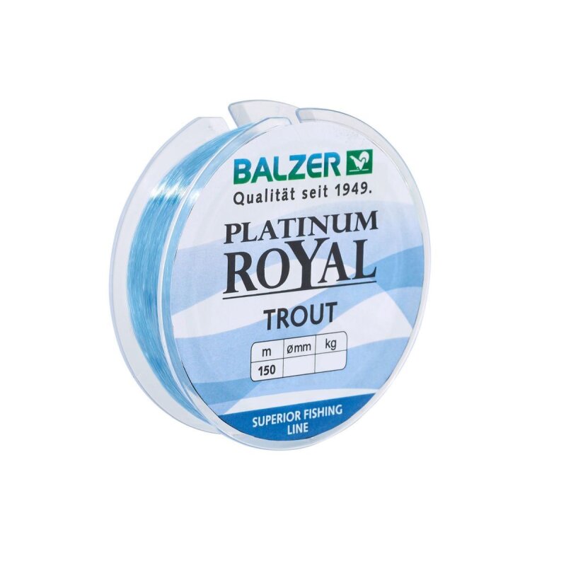 BALZER Platinum Royal Trout 0,19mm 4,6kg 150m Blau (0,03 € pro 1 m)