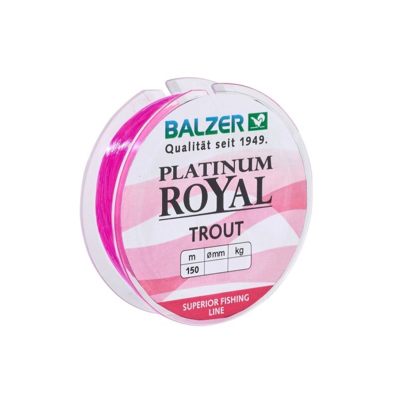 BALZER Platinum Royal Trout 0,25mm 7kg 150m Pink (0,03 € pro 1 m)