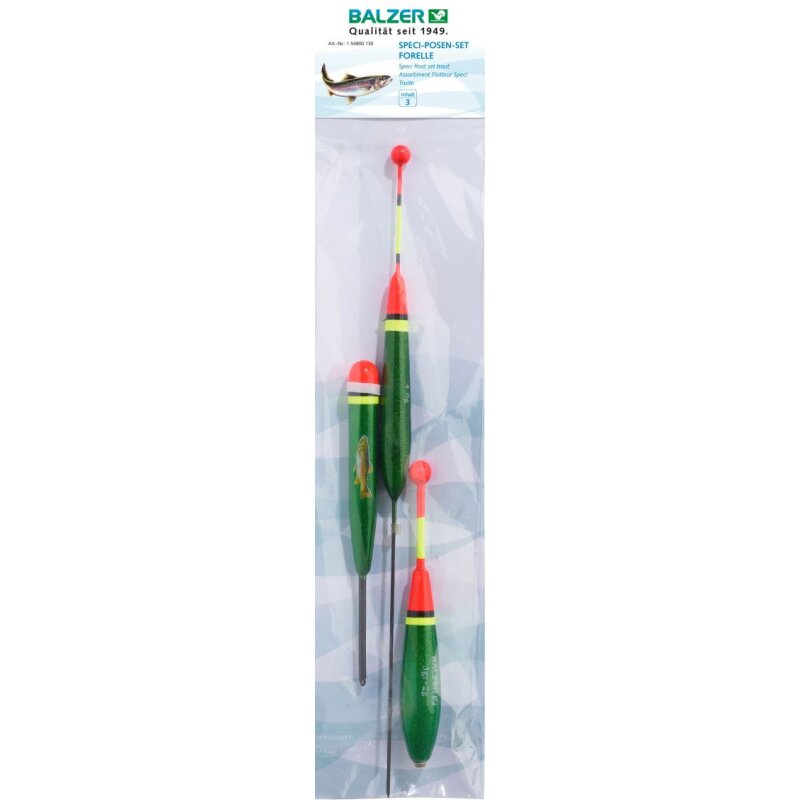BALZER Posensortiment Forelle 3+2g 4g 3Stk. BALZER Posensortiment Forelle 3+2g 4g 3Stk.