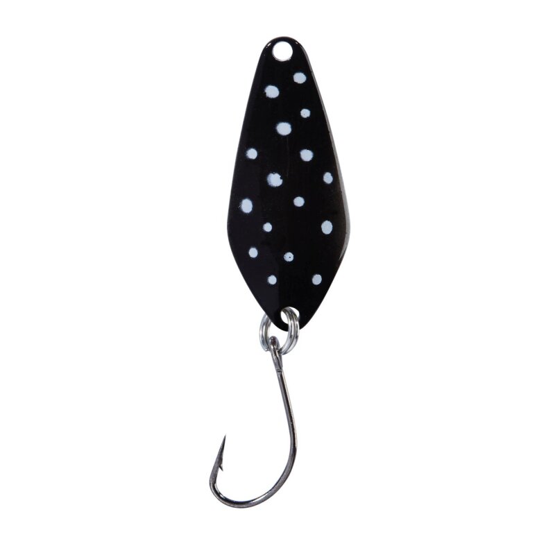 BALZER Pro Staff Series Spoon Searcher 3cm 2,1g Schwarz-Weiße Punkte BALZER Pro Staff Series Spoon Searcher 3cm 2,1g Schwarz-Weiße Punkte