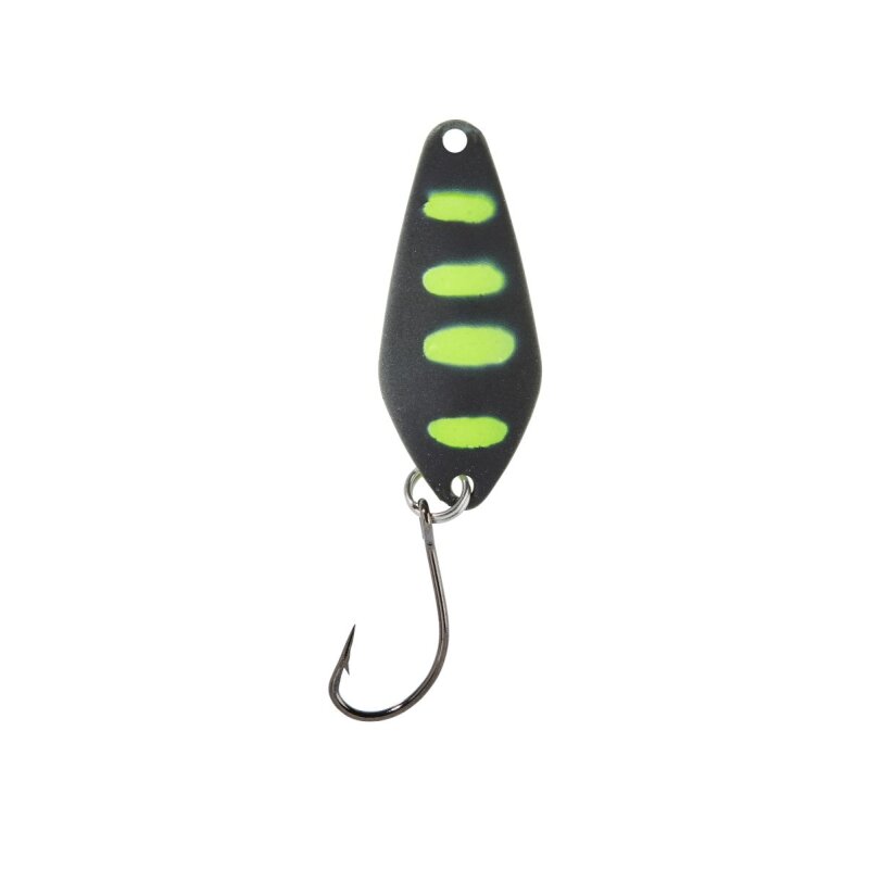 BALZER Pro Staff Series Spoon Searcher 3cm 2,1g Schwarz-Neongelb UV BALZER Pro Staff Series Spoon Searcher 3cm 2,1g Schwarz-Neongelb UV