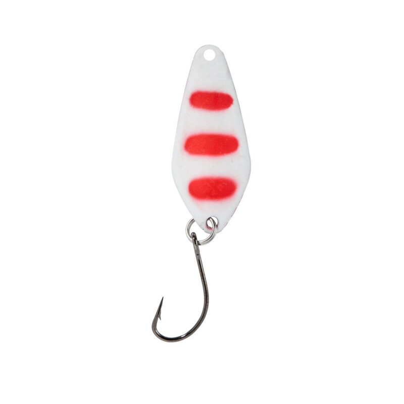 BALZER Pro Staff Series Spoon Searcher 3cm 2,1g Weiß-Rot BALZER Pro Staff Series Spoon Searcher 3cm 2,1g Weiß-Rot