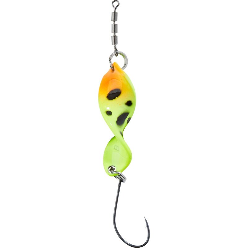 BALZER Pro Staff Shooter Spoon 2,7cm 2,5g Gelb-Leopard BALZER Pro Staff Shooter Spoon 2,7cm 2,5g Gelb-Leopard