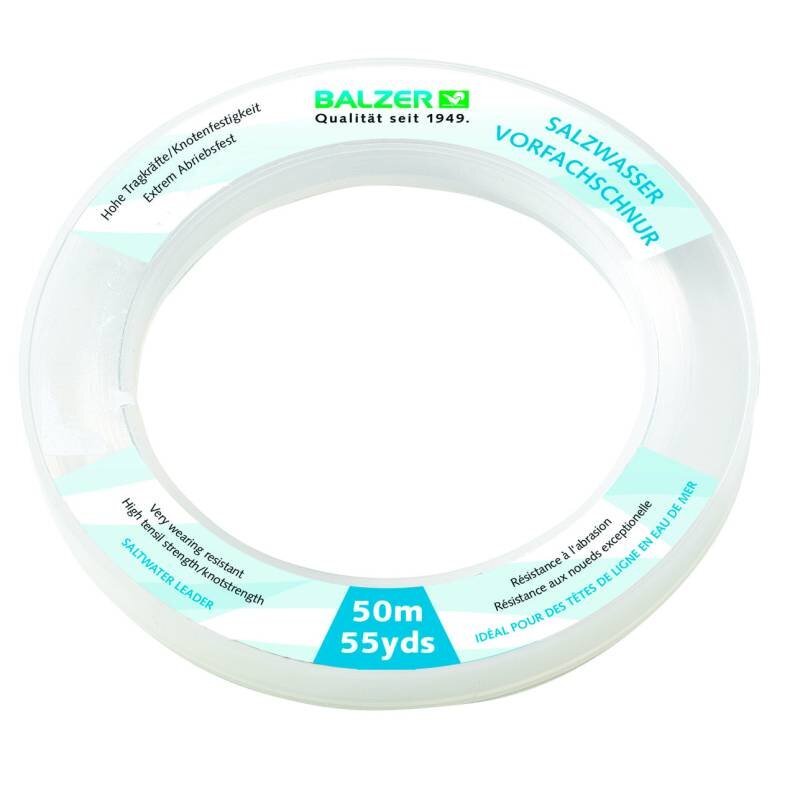 BALZER Salzwasservorfach-/Schlagschnur 0,5mm 15kg 50m... (0,10 € pro 1 m)