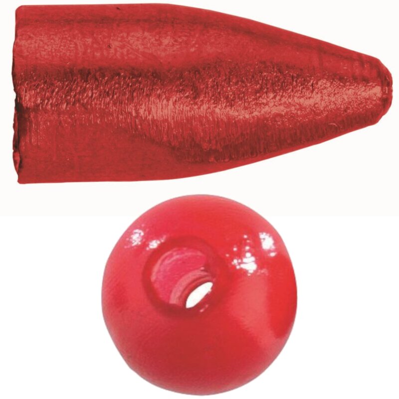 BALZER Shirasu Carolina Blei Rote Perle 20g 4Stk. BALZER Shirasu Carolina Blei Rote Perle 20g 4Stk.