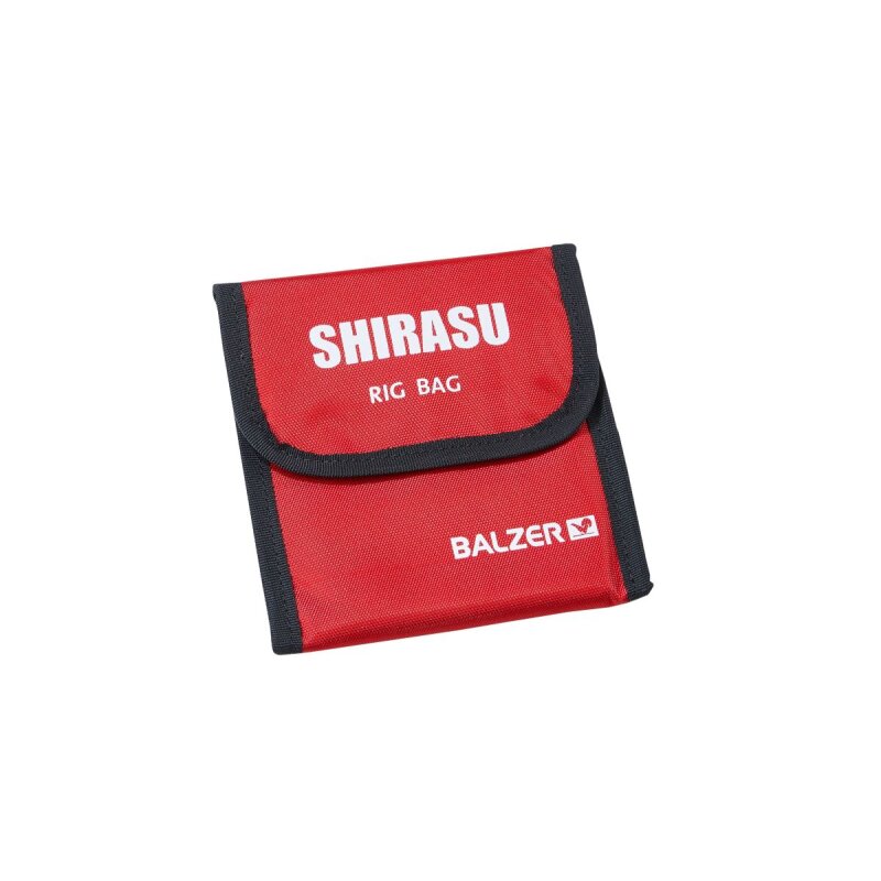 BALZER Shirasu Rig Bag Zipp Vorfachtasche 13,5x14x2cm Rot BALZER Shirasu Rig Bag Zipp Vorfachtasche 13,5x14x2cm Rot