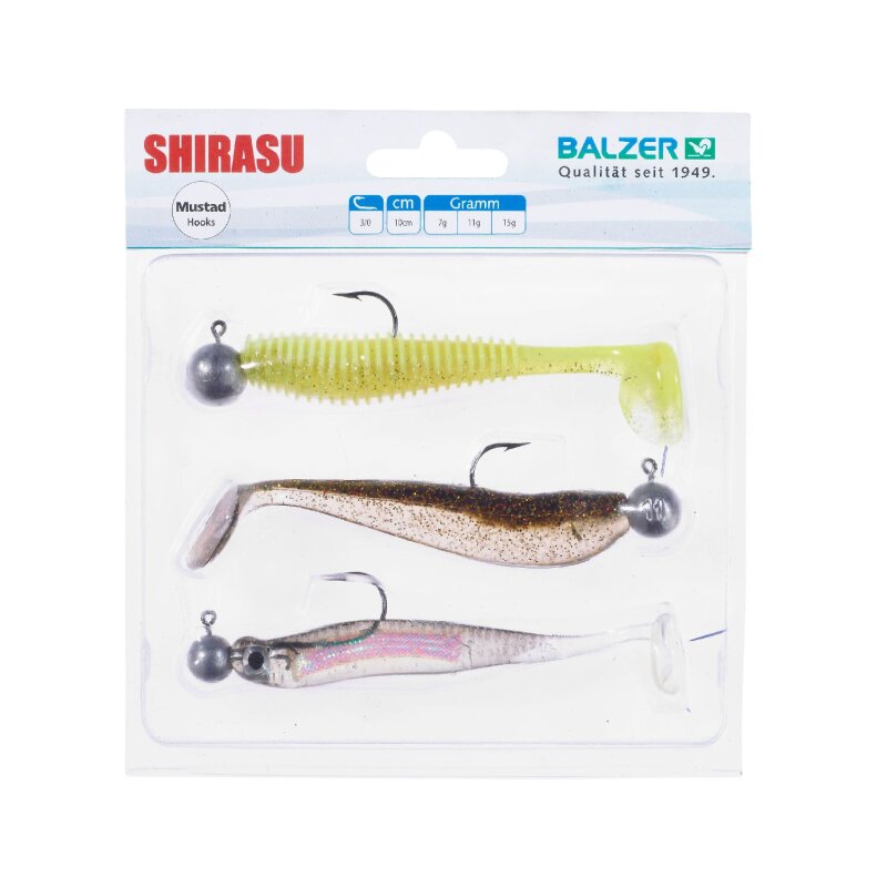 BALZER Shirasu Gemischtes Set Jighead 10cm 7-15g 3Stk. BALZER Shirasu Gemischtes Set Jighead 10cm 7-15g 3Stk.