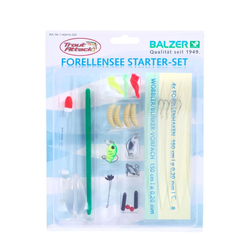 BALZER Trout Attack Forellen Starterset 33Stk. BALZER Trout Attack Forellen Starterset 33Stk.
