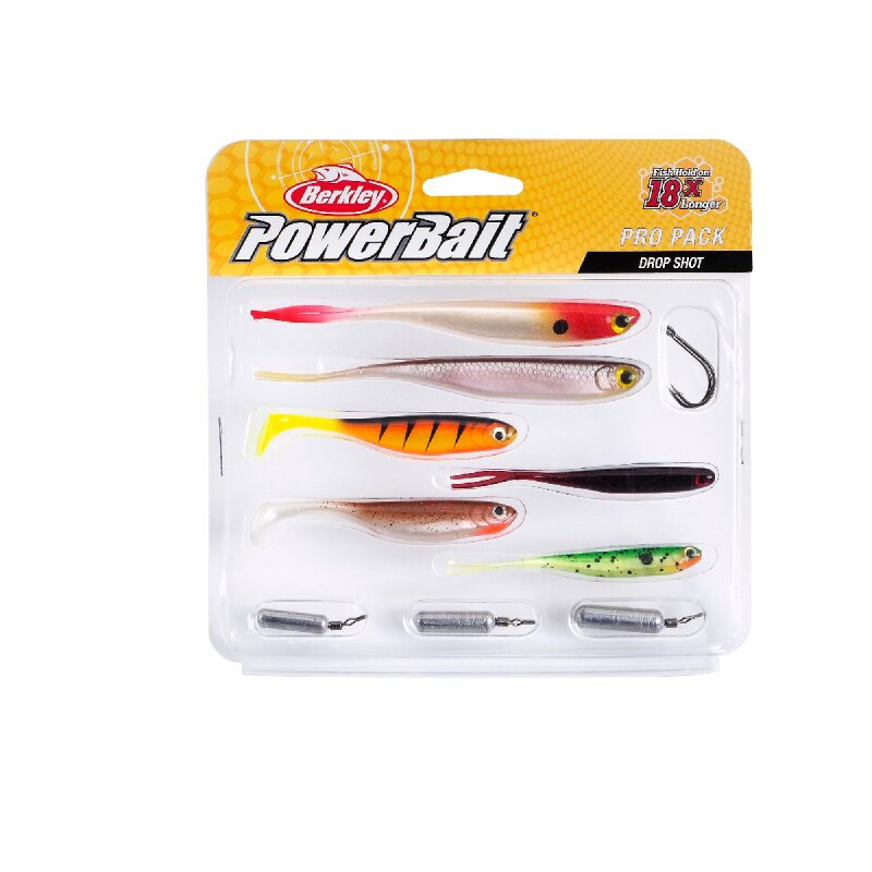 BERKLEY Pro Pack Drop Shot 7cm 11,5cm 6+3Stk. BERKLEY Pro Pack Drop Shot 7cm 11,5cm 6+3Stk.