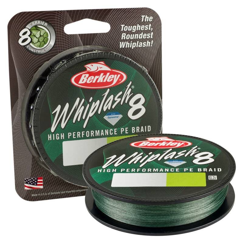 BERKLEY Whiplash 8 0,06mm 10,9kg 300m Green (0,08 € pro 1 m)