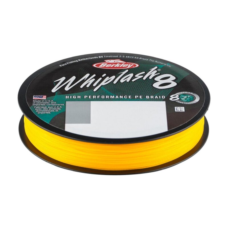 BERKLEY Whiplash 8 0,12mm 17,5kg 150m Yellow (0,11 € pro 1 m)