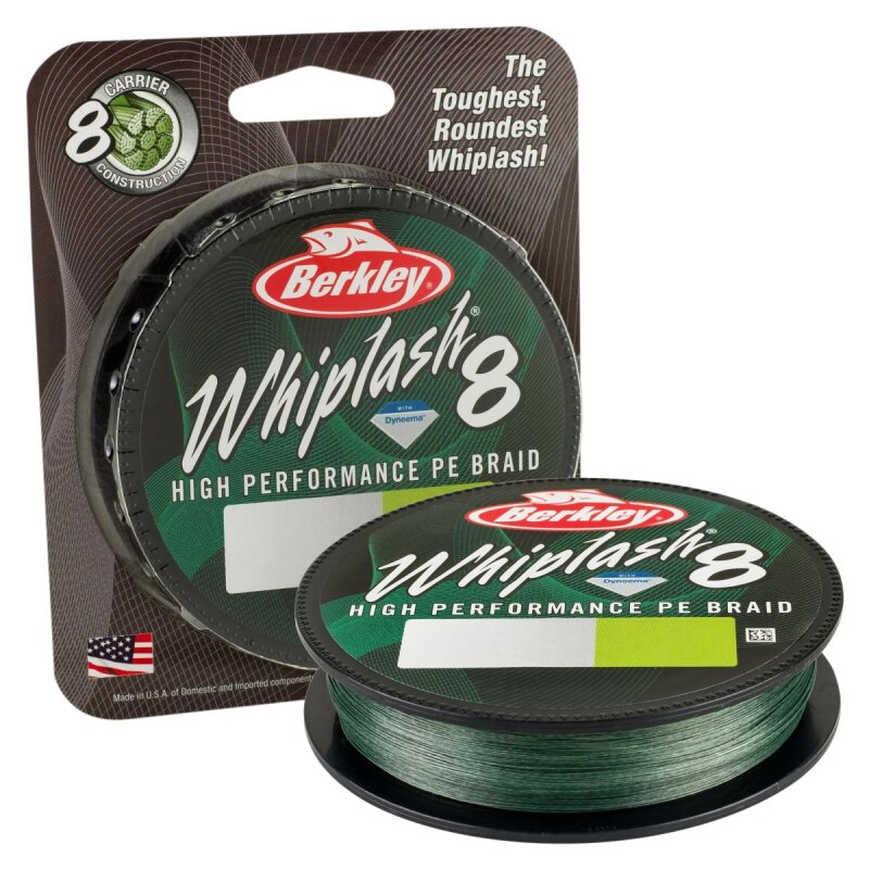 BERKLEY Whiplash 8 0,25mm 39,7kg 150m Green (0,06 € pro 1 m)