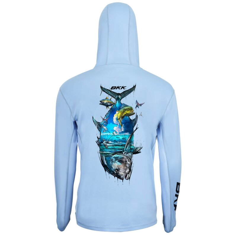 BKK Hooded Long Sleeve Performance Shirt XXXL Brand Values GT Light... BKK Hooded Long Sleeve Performance Shirt XXXL Brand Values GT Light...