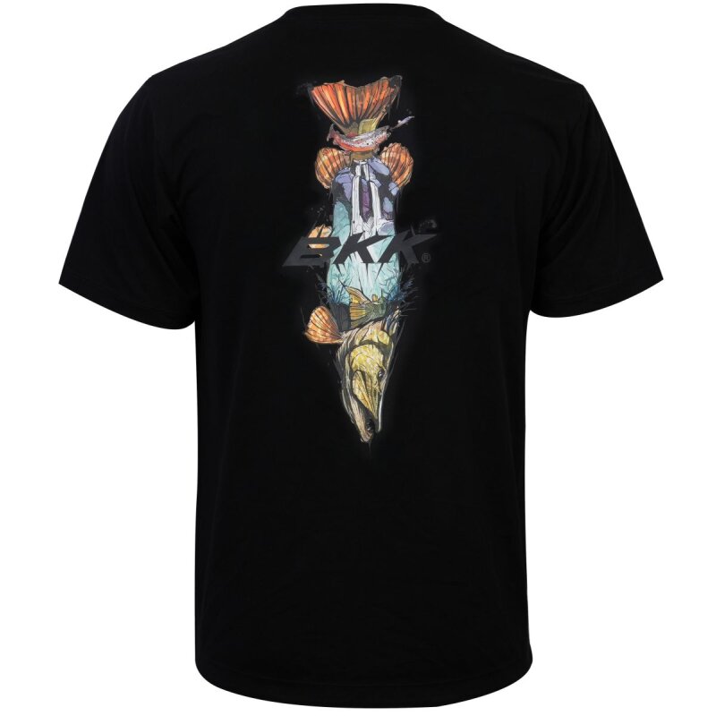 BKK Short Sleeve Casual Shirt XXXL Brand Values Pike Black BKK Short Sleeve Casual Shirt XXXL Brand Values Pike Black