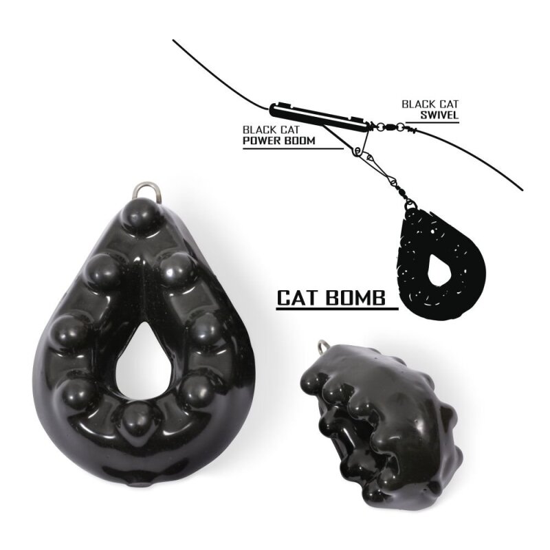 BLACK CAT Cat Bomb Matt Schwarz 350g BLACK CAT Cat Bomb Matt Schwarz 350g