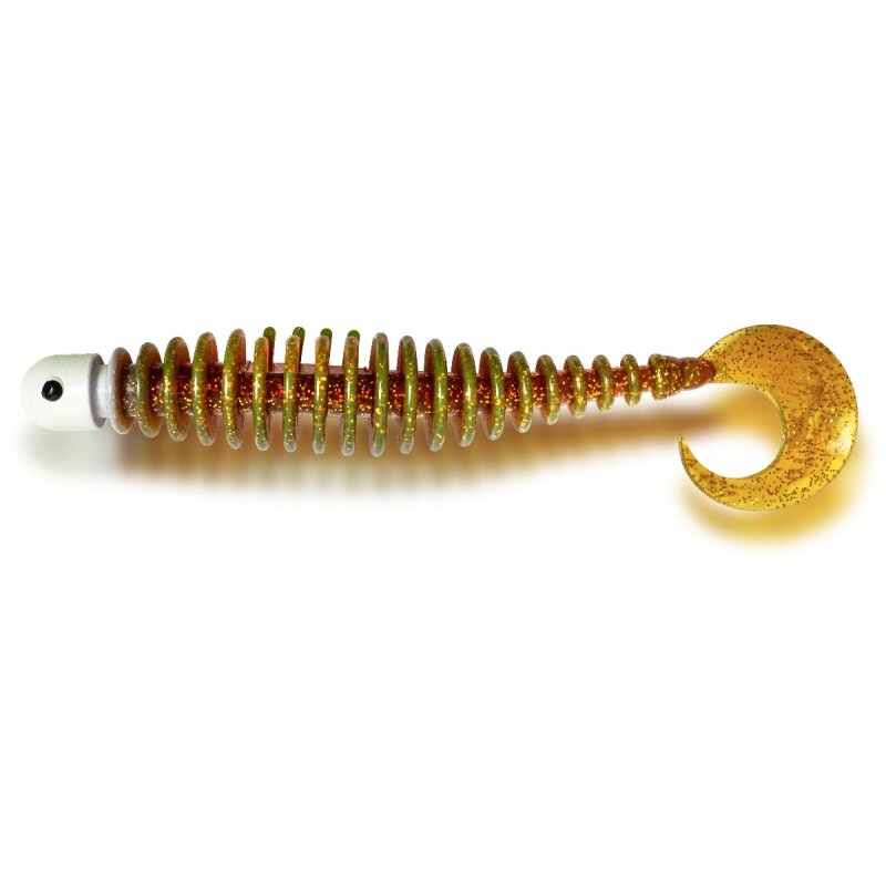 BLACK CAT Curly Worm 17cm 24g Motor Oil