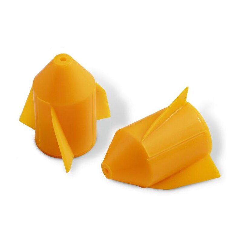 BLACK CAT Propeller-Rasseln 2,4cm Fluo Orange 2Stk. BLACK CAT Propeller-Rasseln 2,4cm Fluo Orange 2Stk.