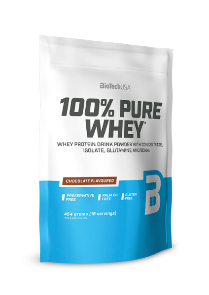 Biotech USA 100% Pure Whey Protein, 454g Biotech USA 100% Pure Whey Protein, 454g