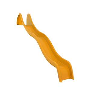 Bock- und Wellenrutsche, 150 cm, Gelb Bock- und Wellenrutsche, 150 cm, Gelb