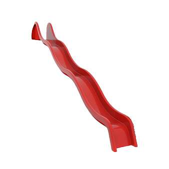 Bock- und Wellenrutsche, 200 cm, Rot Bock- und Wellenrutsche, 200 cm, Rot
