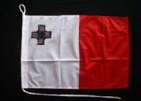 Bootsflagge 25 x 40 cm : Malta Bootsflagge 25 x 40 cm : Malta