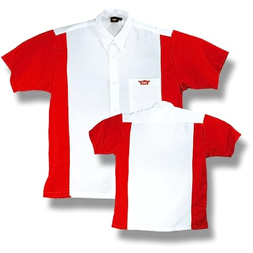 Bulls Dartshirt, Farbe weiß/rot, Größe 2XL Bulls Dartshirt, Farbe weiß/rot, Größe 2XL von Bull's