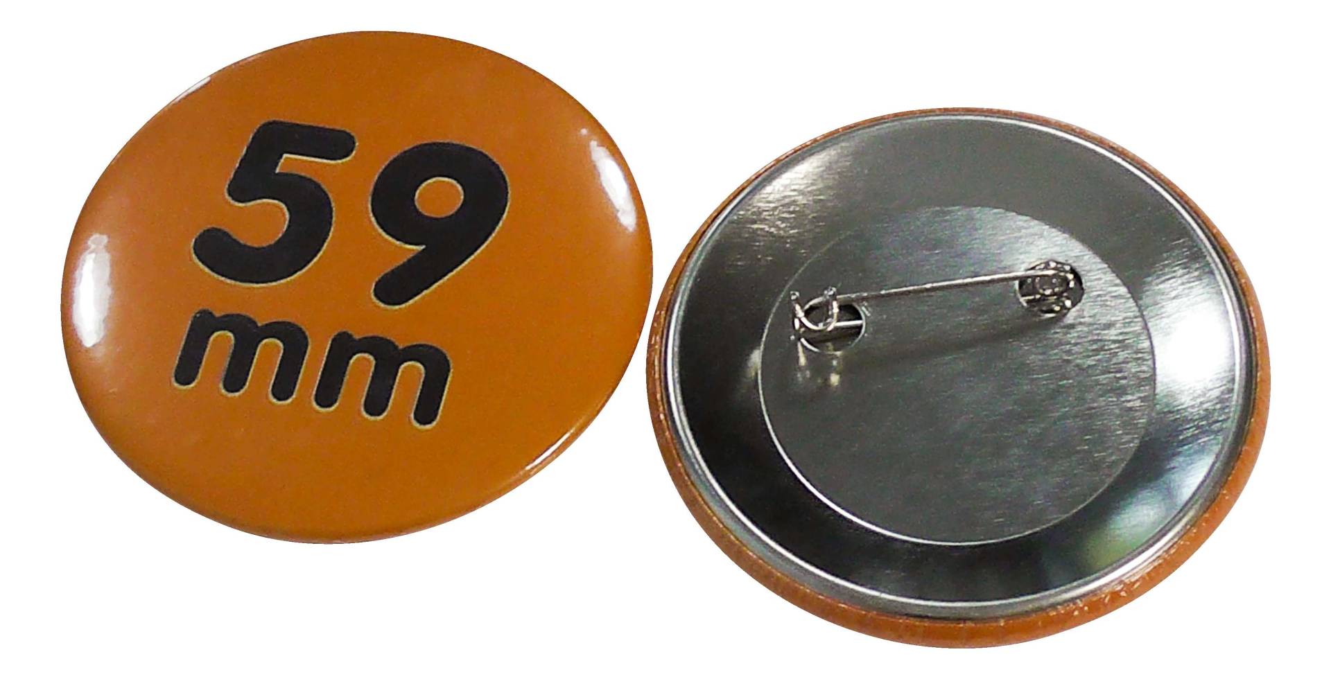 Badgematic Rohmaterial für Buttonmaschine, Für 59 mm  Button von Badgematic