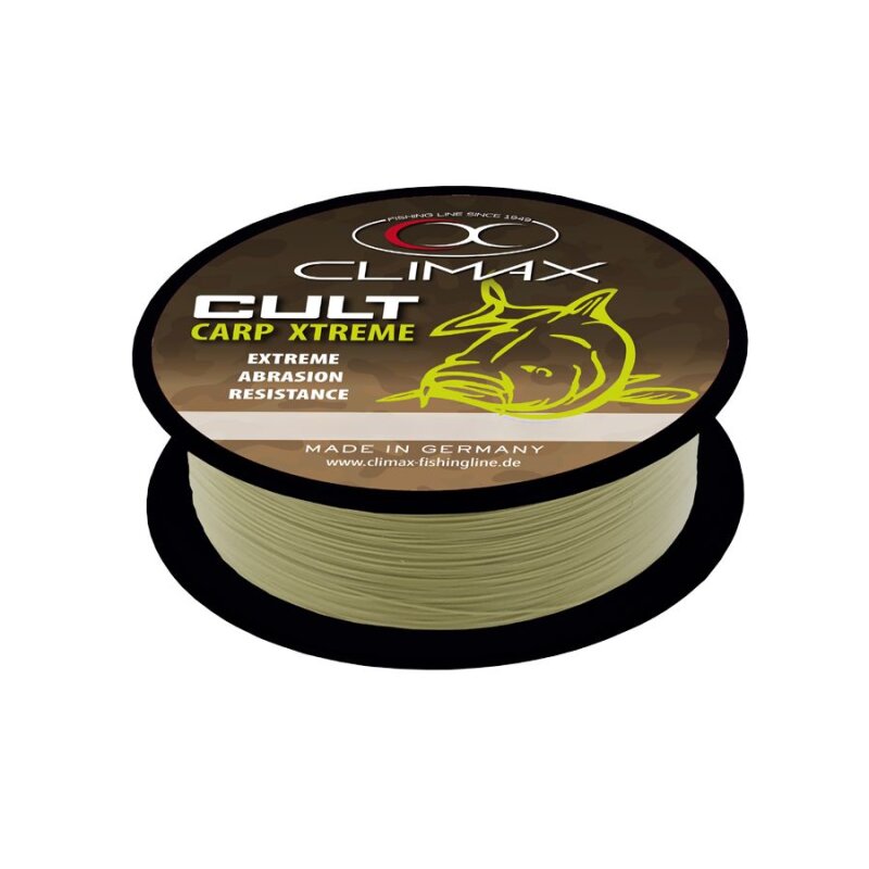 CLIMAX CULT Carp Extreme 0,4mm 11,2kg 1000m Mattolive (0,02 € pro 1 m)