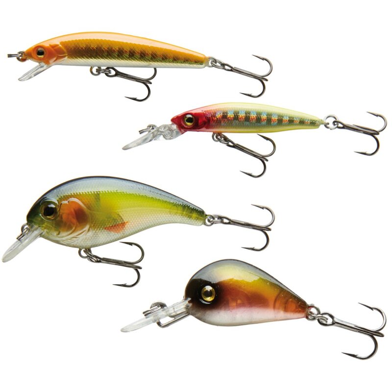 CORMORAN Target Fish Lure Set Trout 2,5cm 4cm 4,5cm 5cm 4Stk. CORMORAN Target Fish Lure Set Trout 2,5cm 4cm 4,5cm 5cm 4Stk.