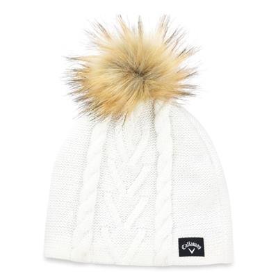 Callaway Pom Pom Beanie Damen | cream