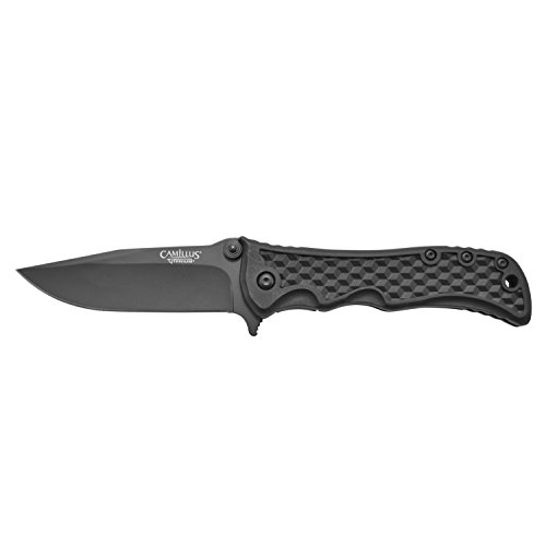Camillus Reverb Taschenmesser, 3"/7,6 cm Carbonitrid Titanium AUS-8 Klinge, GFN-Griff, Schwarz, 6,75"/17,2 cm Camillus Reverb Taschenmesser, 3"/7,6 cm Carbonitrid Titanium AUS-8 Klinge, GFN-Griff, Schwarz, 6,75"/17,2 cm von Camillus