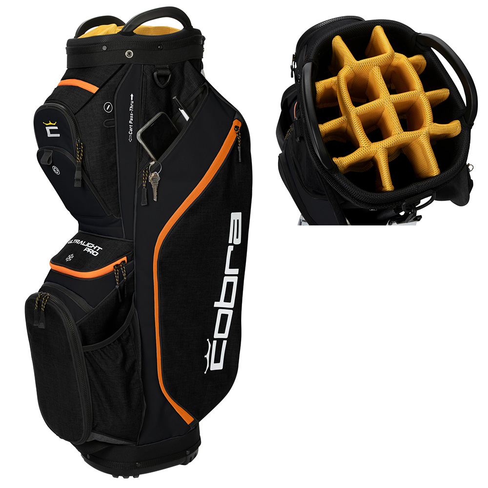 'Cobra Ultralight Pro Cartbag schwarz/orange' von Cobra