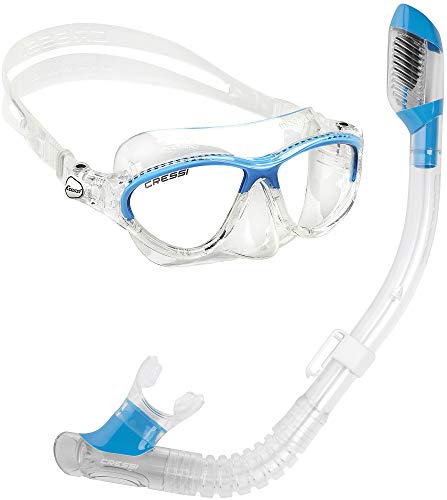 Cressi Moon Kid Unisex Tauchmaske + Schnorchel Min Dry Cressi Moon Kid Unisex Tauchmaske + Schnorchel Min Dry