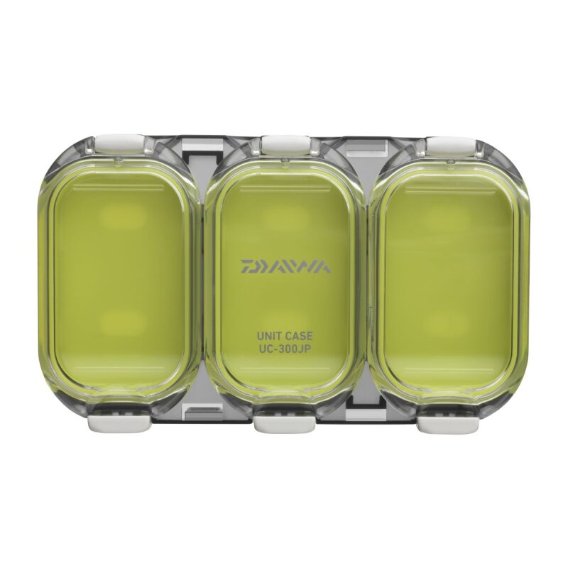 DAIWA Box Waterproof Sealed 3 Rooms Shallow 11x6,5x1,3cm Green Smoke DAIWA Box Waterproof Sealed 3 Rooms Shallow 11x6,5x1,3cm Green Smoke