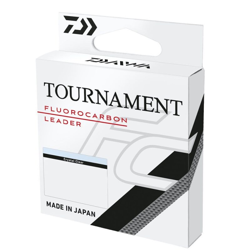 DAIWA Tournament Fluorocarbon 0,35mm 8,1kg 50m Transparent (0,21 € pro 1 m) DAIWA Tournament Fluorocarbon 0,35mm 8,1kg 50m Transparent (0,21 € pro 1 m)