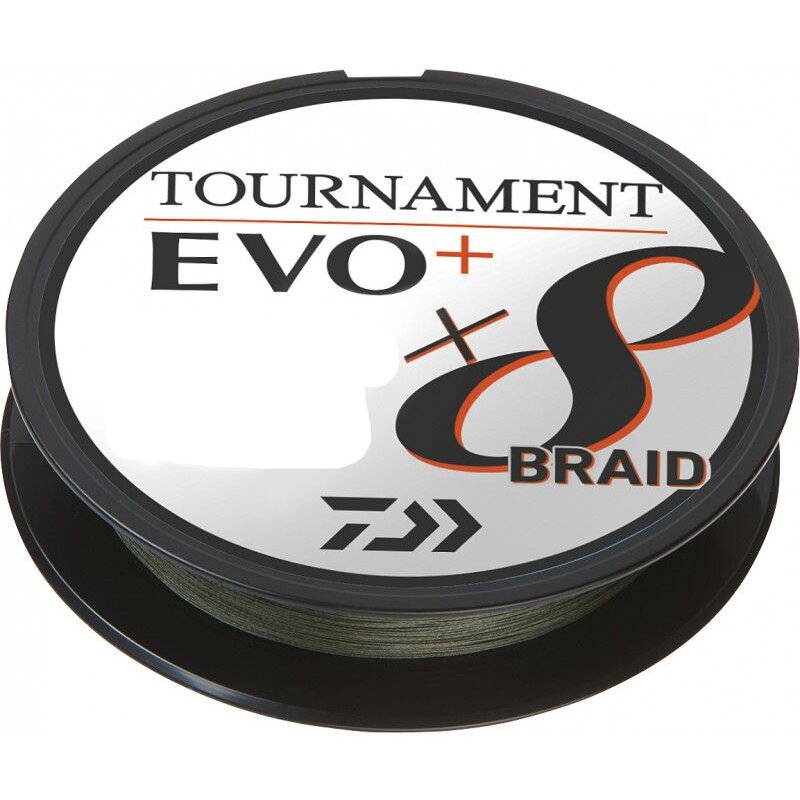 DAIWA Tournament X8 Braid EVO+ 0,1mm 6,7kg 135m Dark Green (0,30 € pro 1 m)