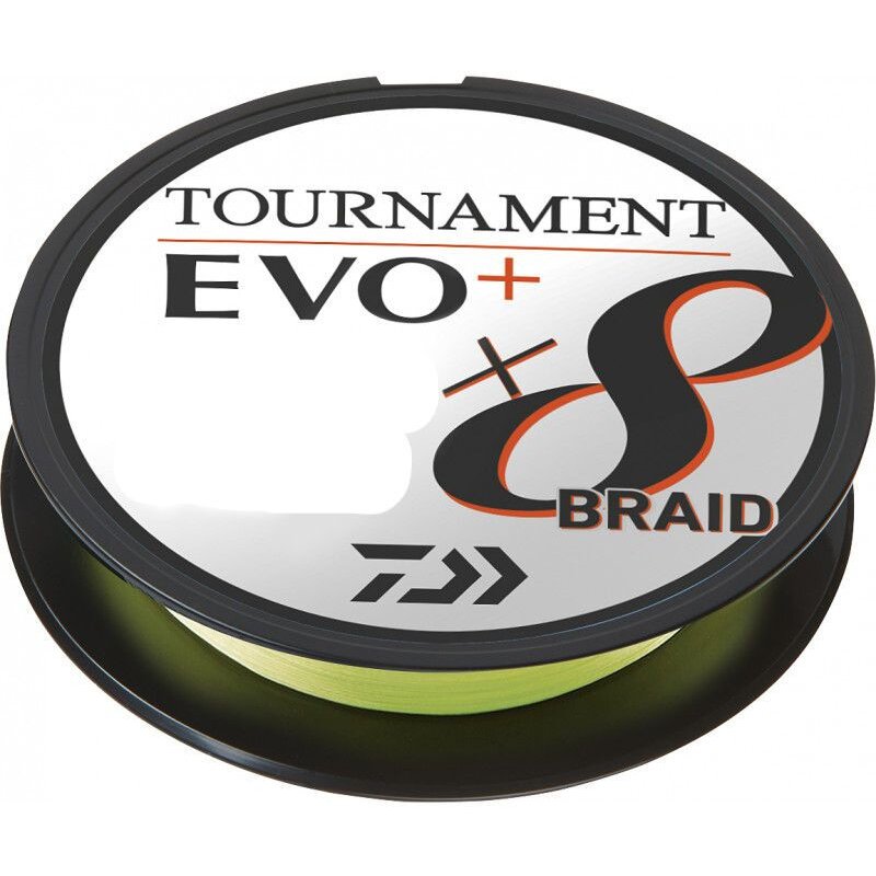 DAIWA Tournament X8 Braid EVO+ 0,2mm 18kg 270m Chartreuse (0,18 € pro 1 m)