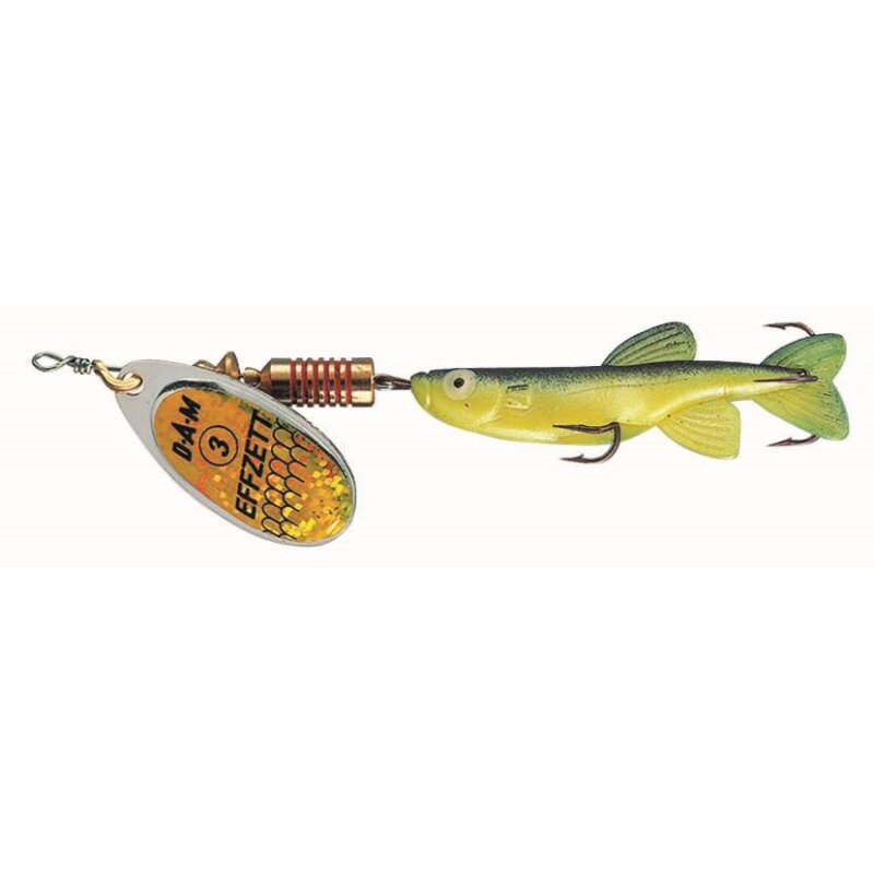 DAM Effzett Spinner Minnow 13g Yellow/Black